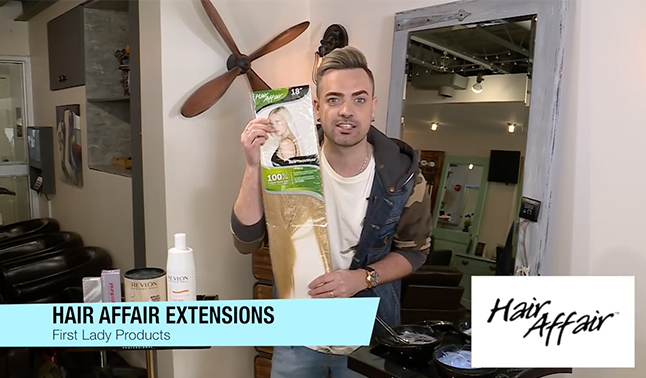 Hair Affair Clip-In Extensions Feature with Aaron O'Bryan