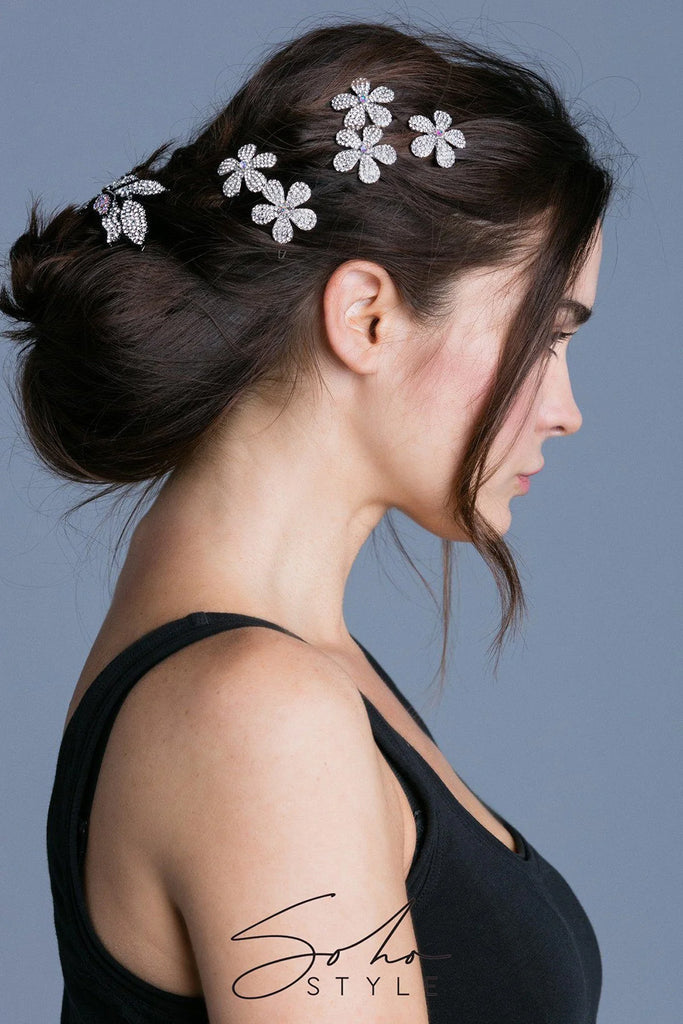 Ombre Flower Barrette (1 pc) - Soho