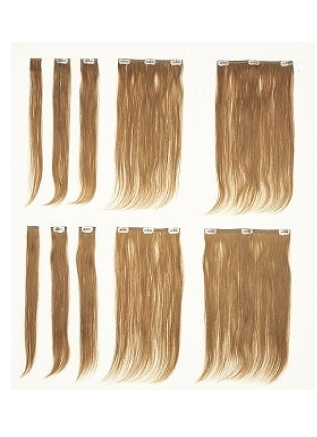 Hair Affair 14″ 10 PC HUMAN HAIR CLIP-IN EXTENSION - First Lady Wigs